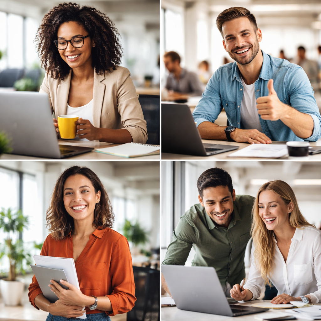 Candidato satisfeito com a experiência